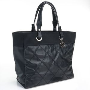 Chanel Paris Biarritz Tote Bag Black Shoulder Bag